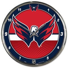 Washington Capitals Chrome NHL Wall Clock - Taass sale