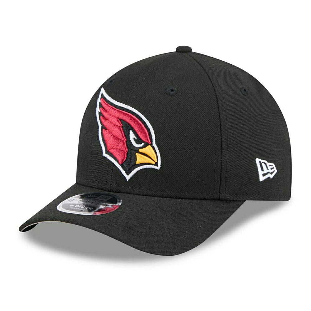Arizona Cardinals NFL Team Logo New Era 9FORTY M-Crown Snapback Cap Black - Taass sale