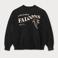 Atlanta Falcons L&L '96 Classics NFL Crew Sweater Black - Taass on sale