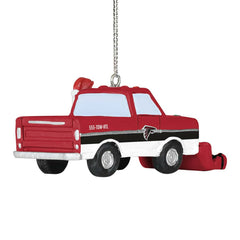 Atlanta Falcons NFL Snow Plow Truck Christmas Ornament - Taass Online