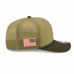 Atlanta Falcons 2025 NFL Salute to Service 9SEVENTY Trucker Snapback Cap Olive - Taass outlet
