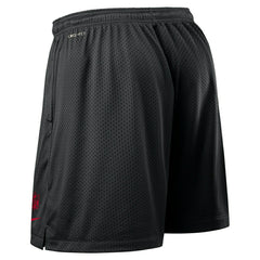 Atlanta Falcons 2025 NFL Sideline Reversible Mesh Nike Dri-FIT Shorts Black - Taass US