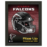 Atlanta Falcons NFL Team Helmet Framed Photo - Taass sale