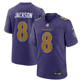 Lamar Jackson #8 Baltimore Ravens 2026 Game NFL Jersey Alternate Purple - Taass sale