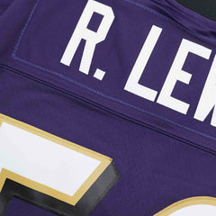 Ray Lewis #52 Baltimore Ravens Mitchell & Ness Throwback NFL Jersey Purple - Taass Online