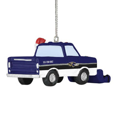 Baltimore Ravens NFL Snow Plow Truck Christmas Ornament - Taass sale
