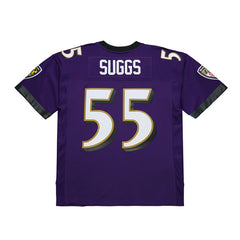 Terrell Suggs #55 Baltimore Ravens 2003 Legacy Throwback NFL Jersey Purple - Taass discount