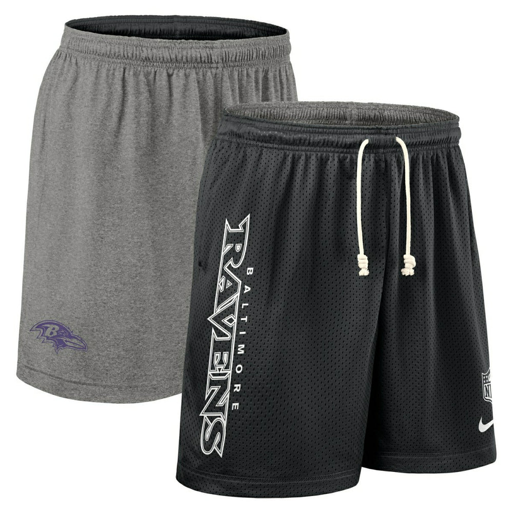 Baltimore Ravens 2025 NFL Sideline Reversible Mesh Nike Dri-FIT Shorts Black - Taass for sale