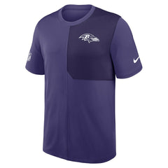 Baltimore Ravens 2025 NFL Sideline Nike Dri-FIT Coach UV Top Purple - Taass Online
