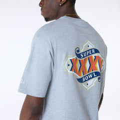 Baltimore Ravens Super Bowl XXXV Oversized NFL T-Shirt Gray - Taass on sale