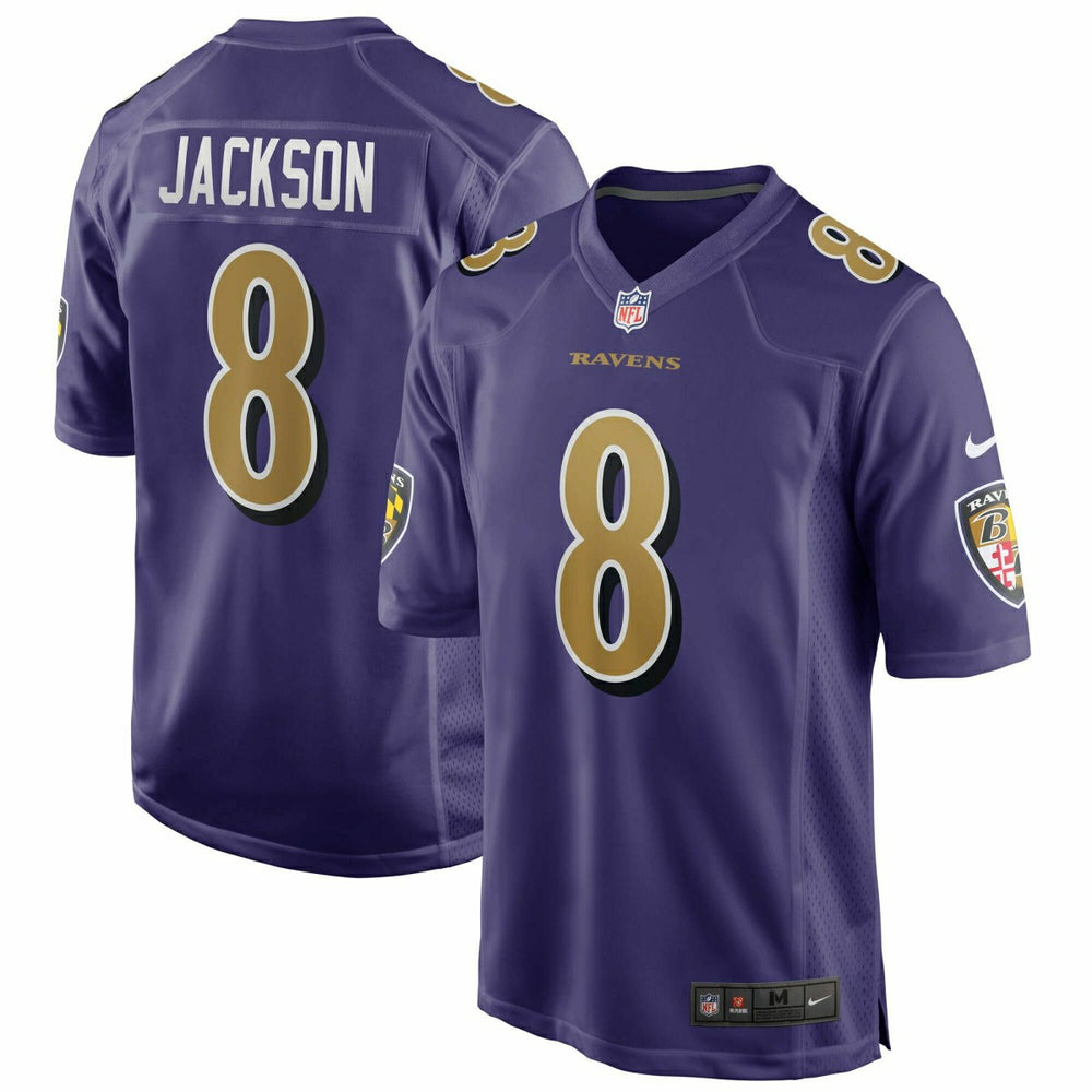 Lamar Jackson #8 Baltimore Ravens Nike Game NFL Jersey Alternate Purple - Taass sale