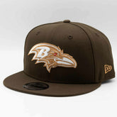 Baltimore Ravens Walnut New Era 9FIFTY Snapback NFL Cap Brown - Taass Online