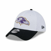 Baltimore Ravens 2024 NFL Training Camp New Era 39THIRTY Flex Cap White - Taass US