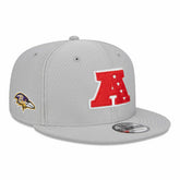 Baltimore Ravens AFC 2024 Pro Bowl New Era 9FIFTY Snapback NFL Cap Gray - Taass Online