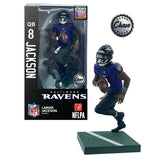 Lamar Jackson Baltimore Ravens Imports Dragon NFL Series 1 CHASE Edition Figure - Taass US