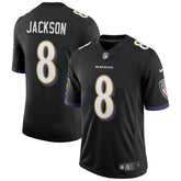 Lamar Jackson #8 Baltimore Ravens Nike Speed Machine Limited NFL Jersey Black - Taass sale