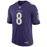 Lamar Jackson #8 Baltimore Ravens Nike Speed Machine Limited NFL Jersey Purple - Taass US