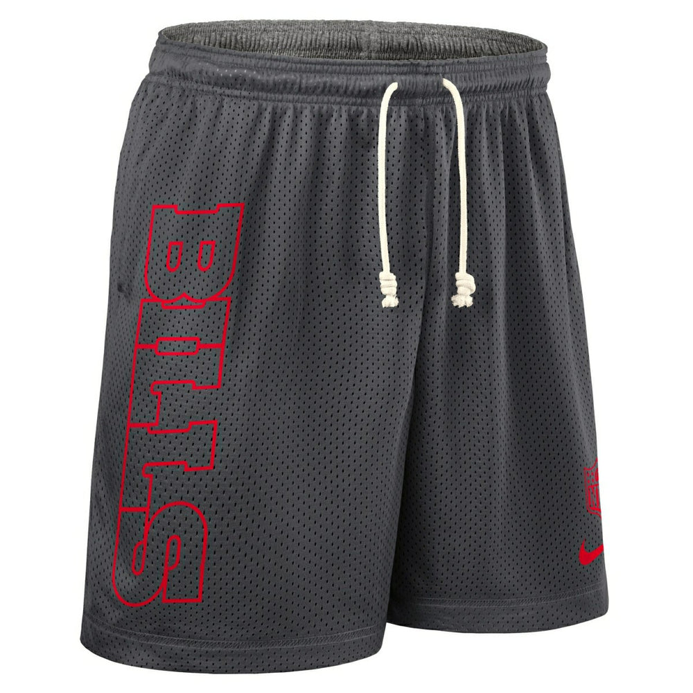 Buffalo Bills 2025 NFL Sideline Reversible Mesh Nike Dri-FIT Shorts Black - Taass Online