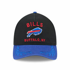 Buffalo Bills 2025 NFL Draft 9TWENTY A-Frame Adjustable Cap Black - Taass discount