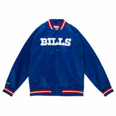 Buffalo Bills Mitchell & Ness Lightweight Satin NFL Jacket Blue - Taass US
