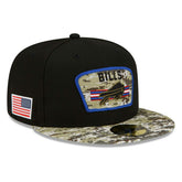 Buffalo Bills 2021 NFL On-Field Salute to Service New Era 59FIFTY Fitted Cap - Taass sale