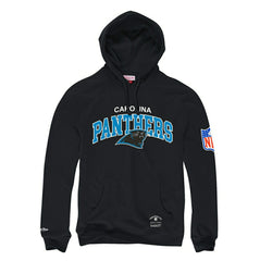 Carolina Panthers Mitchell & Ness Classic Arch NFL Hoodie Black - Taass Online