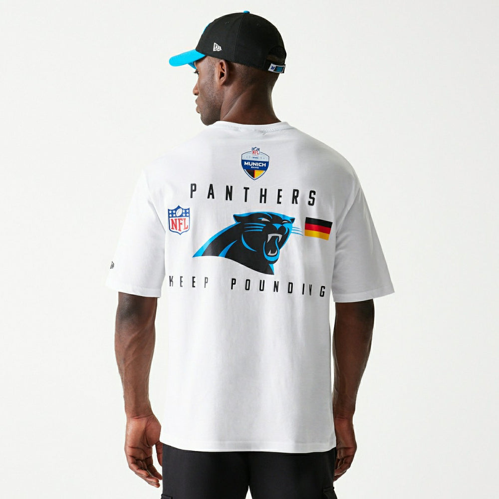 2024 NFL Munich Game Carolina Panthers Slogan T-Shirt White - Taass discount