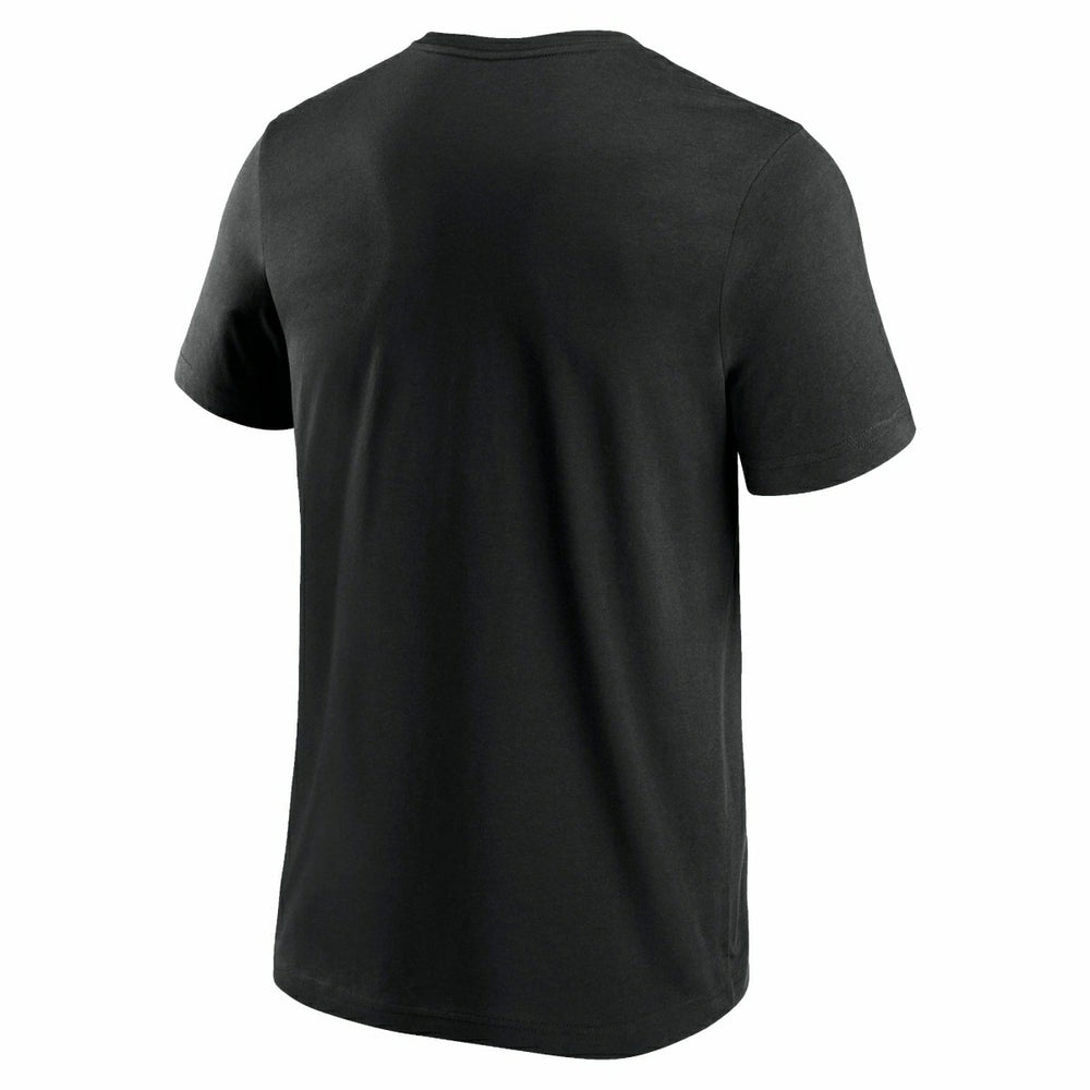 Carolina Panthers Chrome Logo NFL T-Shirt Black - Taass discount