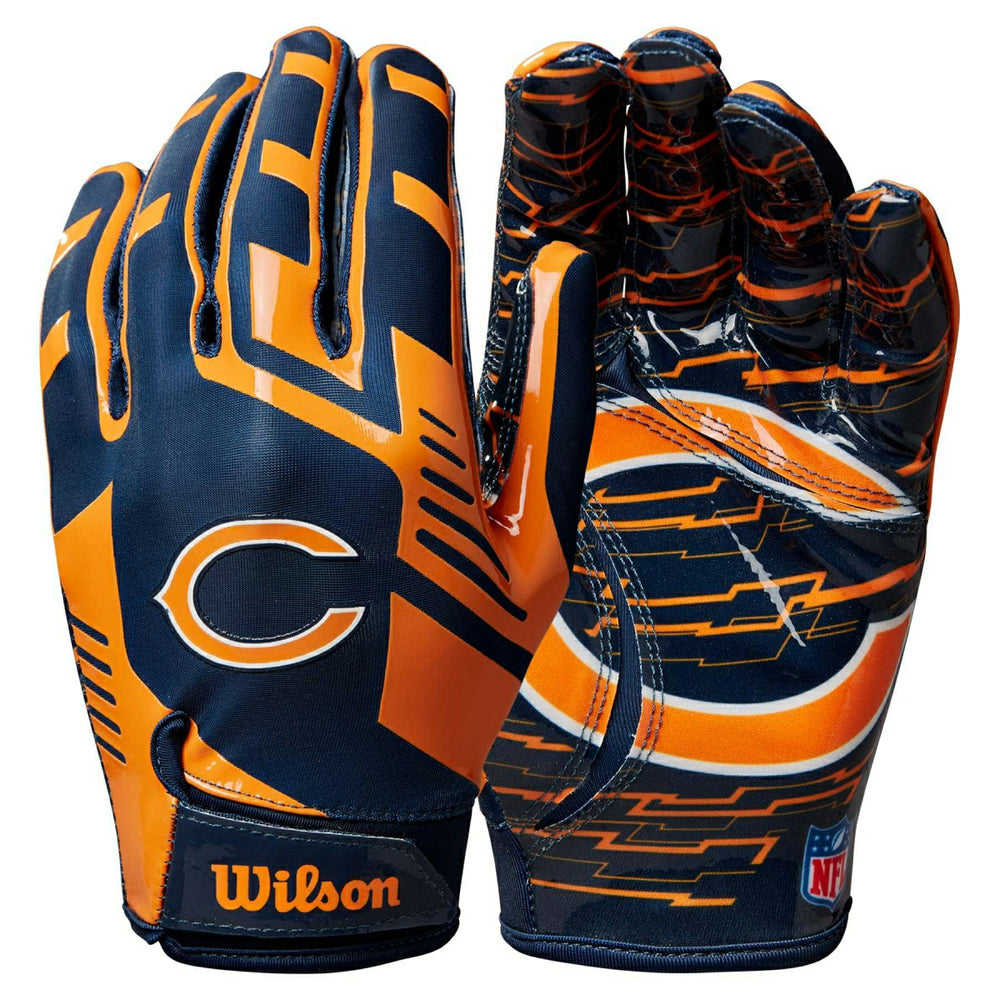 Chicago Bears Wilson Stretch-Fit NFL Receivers Gloves - Taass discount