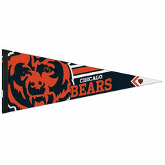 Chicago Bears Big Logo Premium Football NFL Pennant - Taass US