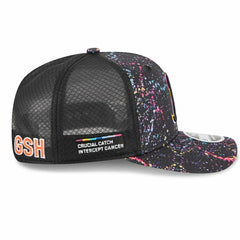 Chicago Bears "B" 2025 NFL Crucial Catch 9SEVENTY Stretch-Snap Trucker Cap - Taass on sale