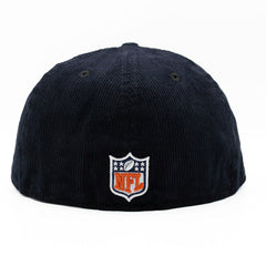 Chicago Bears Corduroy New Era 59FIFTY Fitted NFL Cap Navy - Taass Online