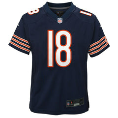 Caleb Williams #18 Chicago Bears Game NFL Jersey Navy (YOUTH) - Taass US