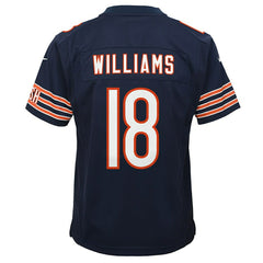 Caleb Williams #18 Chicago Bears Game NFL Jersey Navy (YOUTH) - Taass US