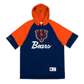 Chicago Bears Mitchell & Ness Cut Sleeves Fleece Short Sleeve NFL Hoodie - Taass on sale