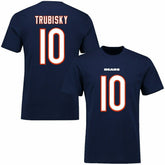 Mitch Trubisky #10 Chicago Bears Player Script NFL T-Shirt - Taass outlet