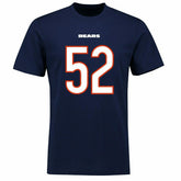 Khalil Mack #52 Chicago Bears Player Script NFL T-Shirt - Taass discount