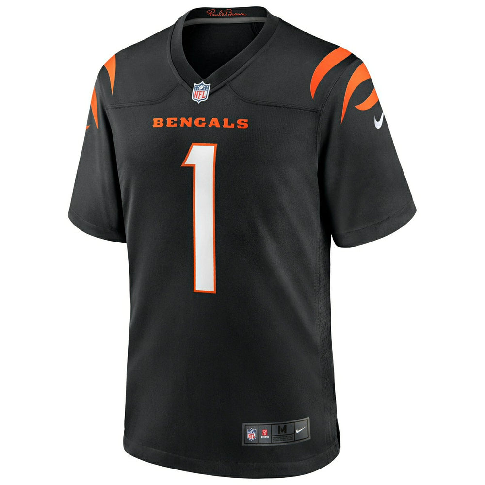 Ja'Marr Chase #1 Cincinnati Bengals Nike Game NFL Football Jersey Black - Taass sale