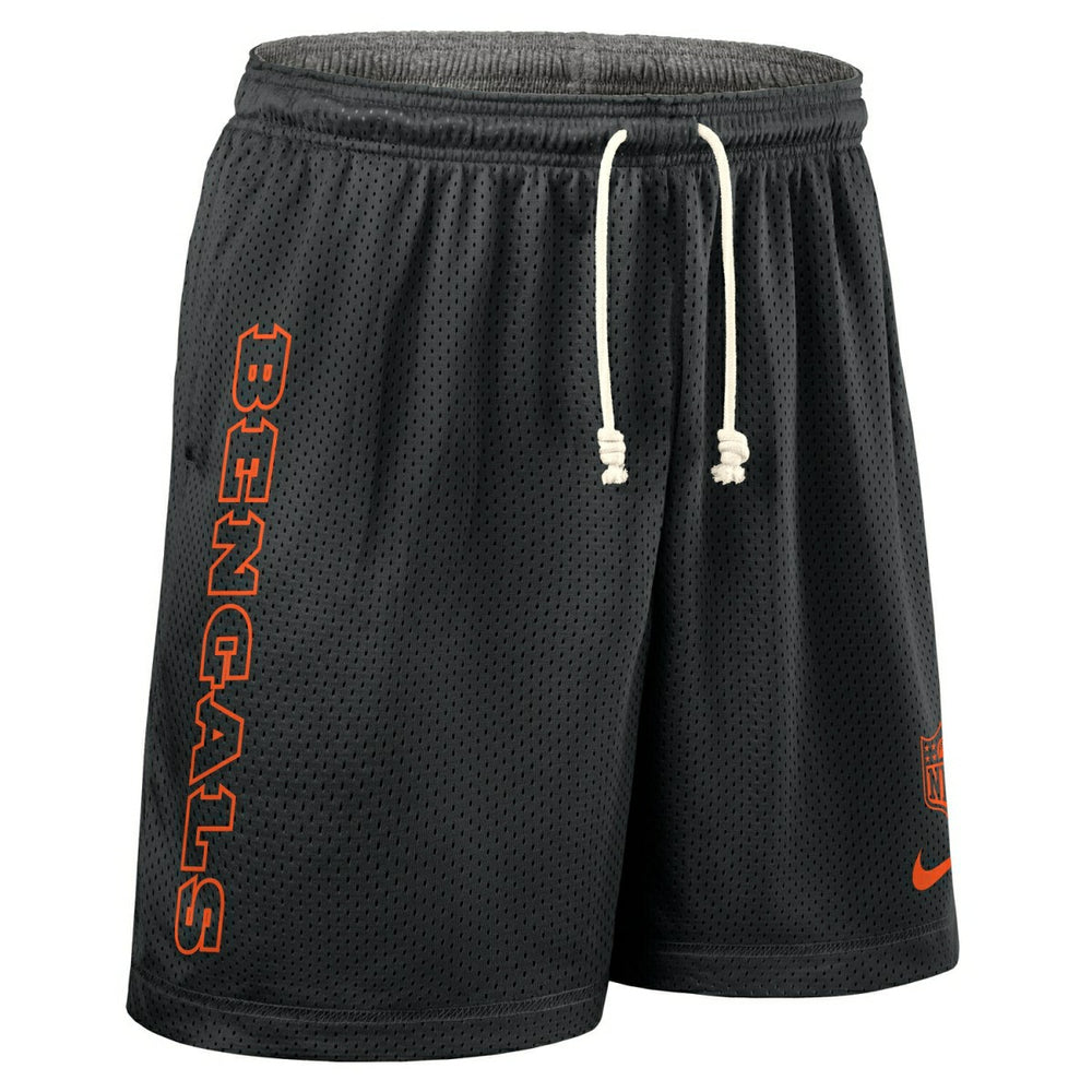 Cincinnati Bengals 2025 NFL Sideline Reversible Mesh Nike Dri-FIT Shorts Black - Taass Online