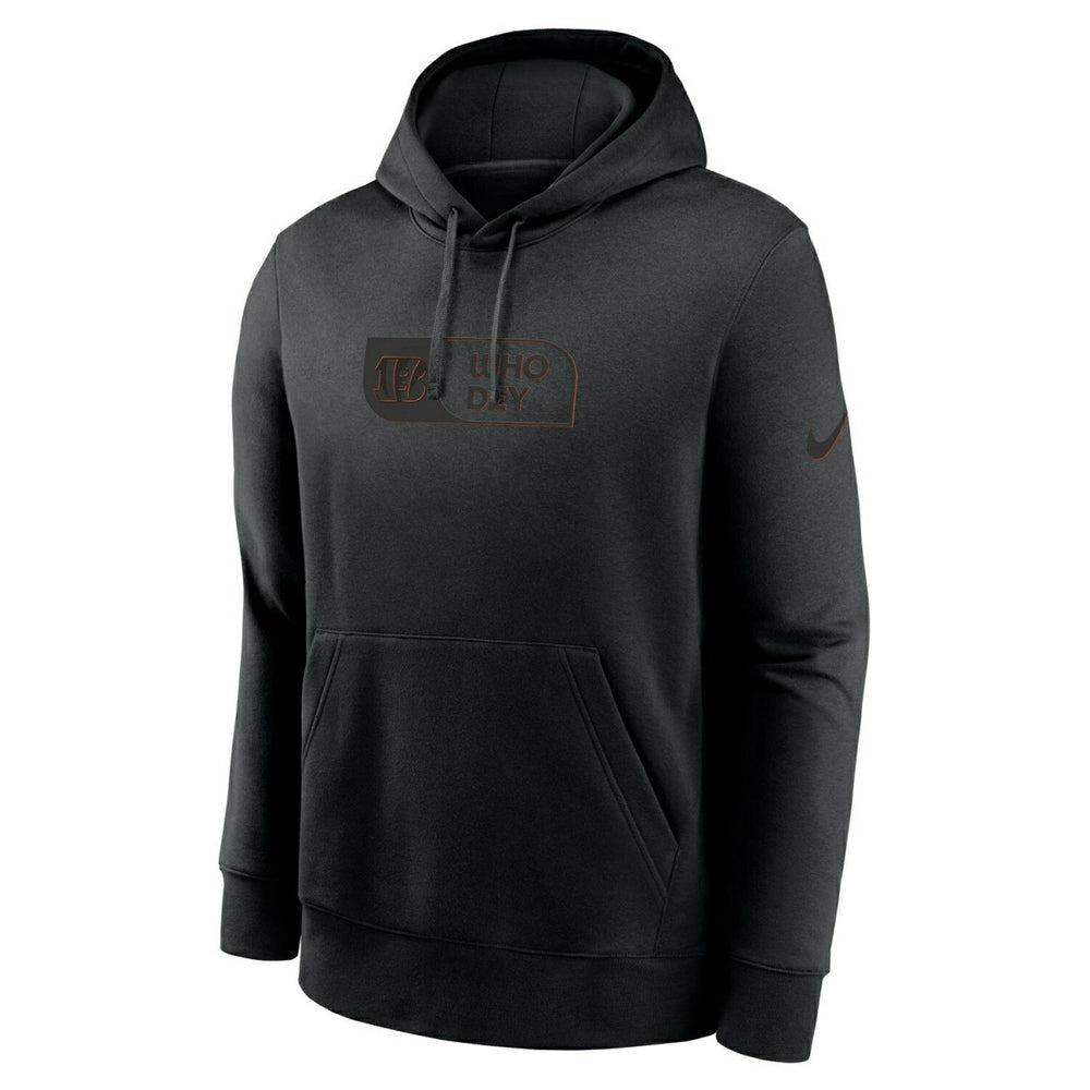 Cincinnati Bengals Black Edge Nike Club Hoodie - Taass sale