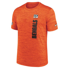 Cincinnati Bengals 2024 NFL Sideline Nike Velocity Performance T-Shirt Orange - Taass on sale