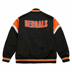 Cincinnati Bengals Mitchell & Ness Heavyweight Satin NFL Jacket - Taass Online