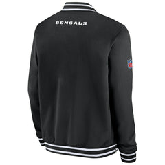 Cincinnati Bengals NFL Sideline Nike Coach Bomber Jacket - Taass for sale