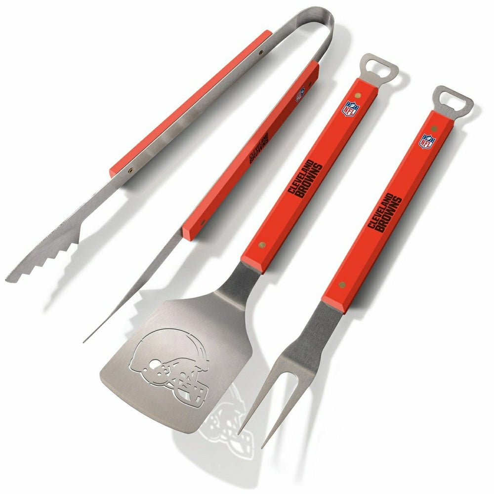 Cleveland Browns Spirit NFL Barbecue Set (3-Piece) - Taass US