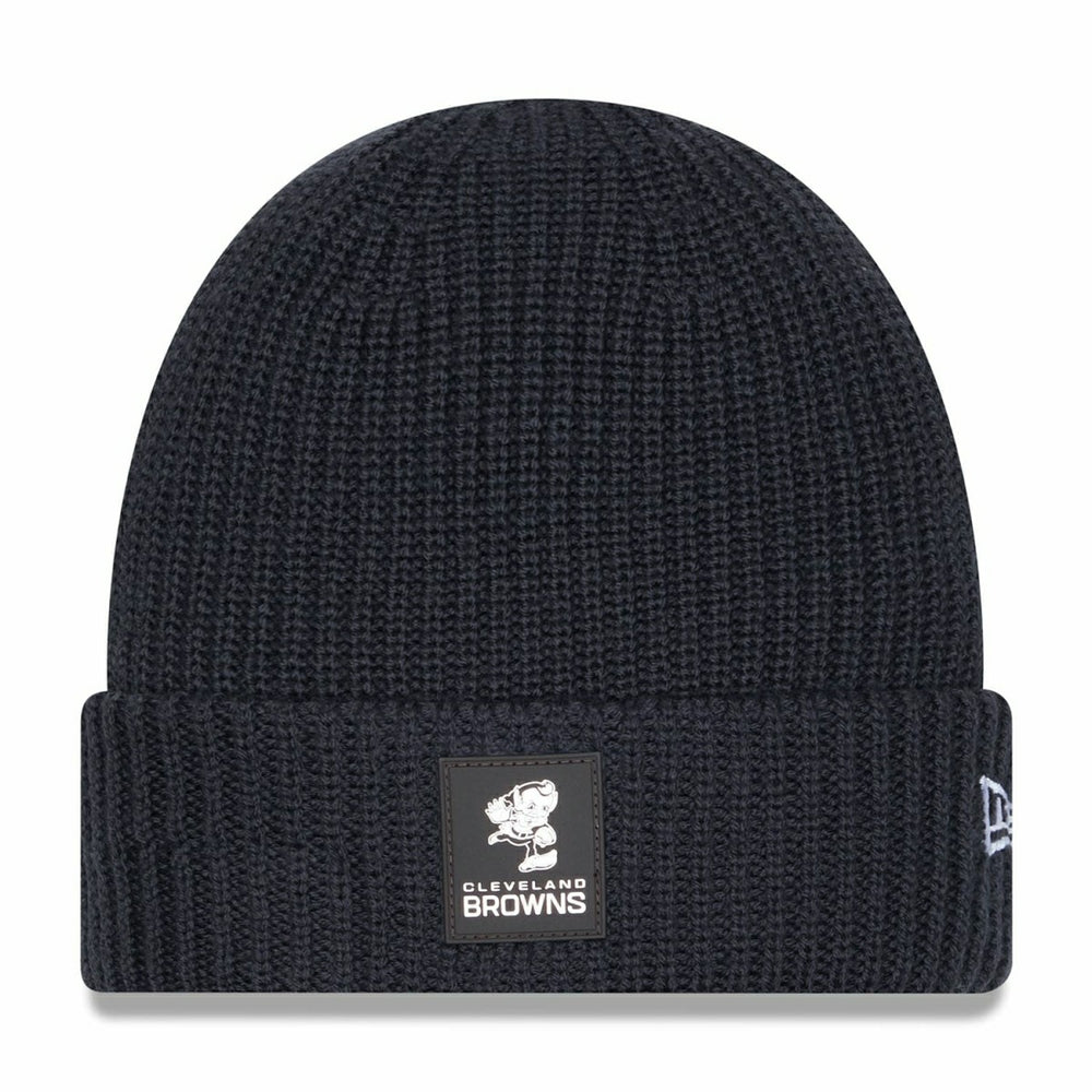 Cleveland Browns 2025 NFL Sideline Steel Clouds Cuff Knit Beanie - Taass sale