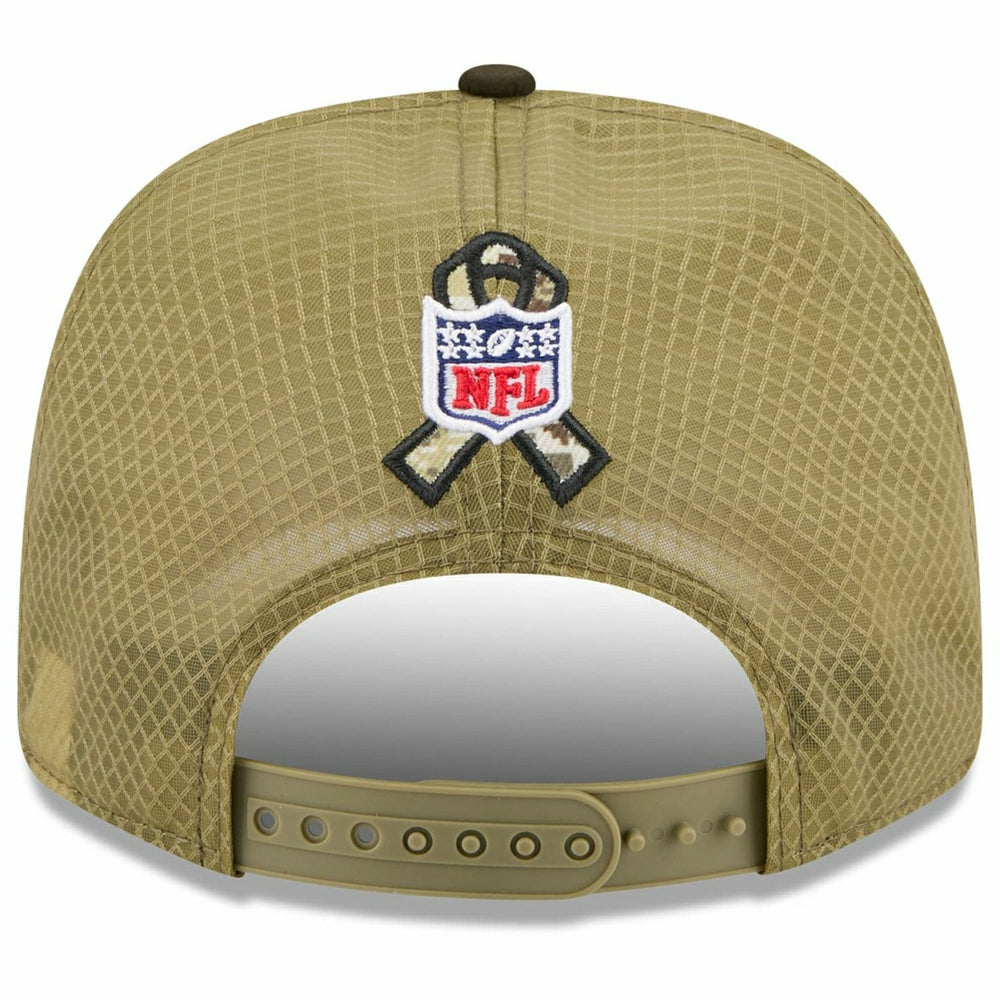 Cleveland Browns 2025 NFL Salute to Service 9SEVENTY Trucker Snapback Cap Olive - Taass discount