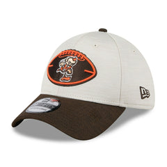 Cleveland Browns Historic 2024 NFL Sideline New Era 39THIRTY Flex Cap - Taass on sale