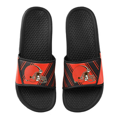 Cleveland Browns Legacy NFL Sport Slides - Taass on sale