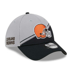 Cleveland Browns Colorway 2023 NFL Sideline New Era 39THIRTY Flex Cap Gray - Taass Online