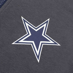 Dallas Cowboys Playbook NFL Full-Zip Fleece Hoodie Anthracite - Taass on sale
